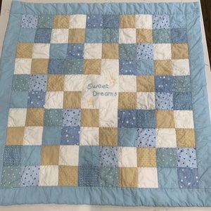 Quilted hand made baby quilt